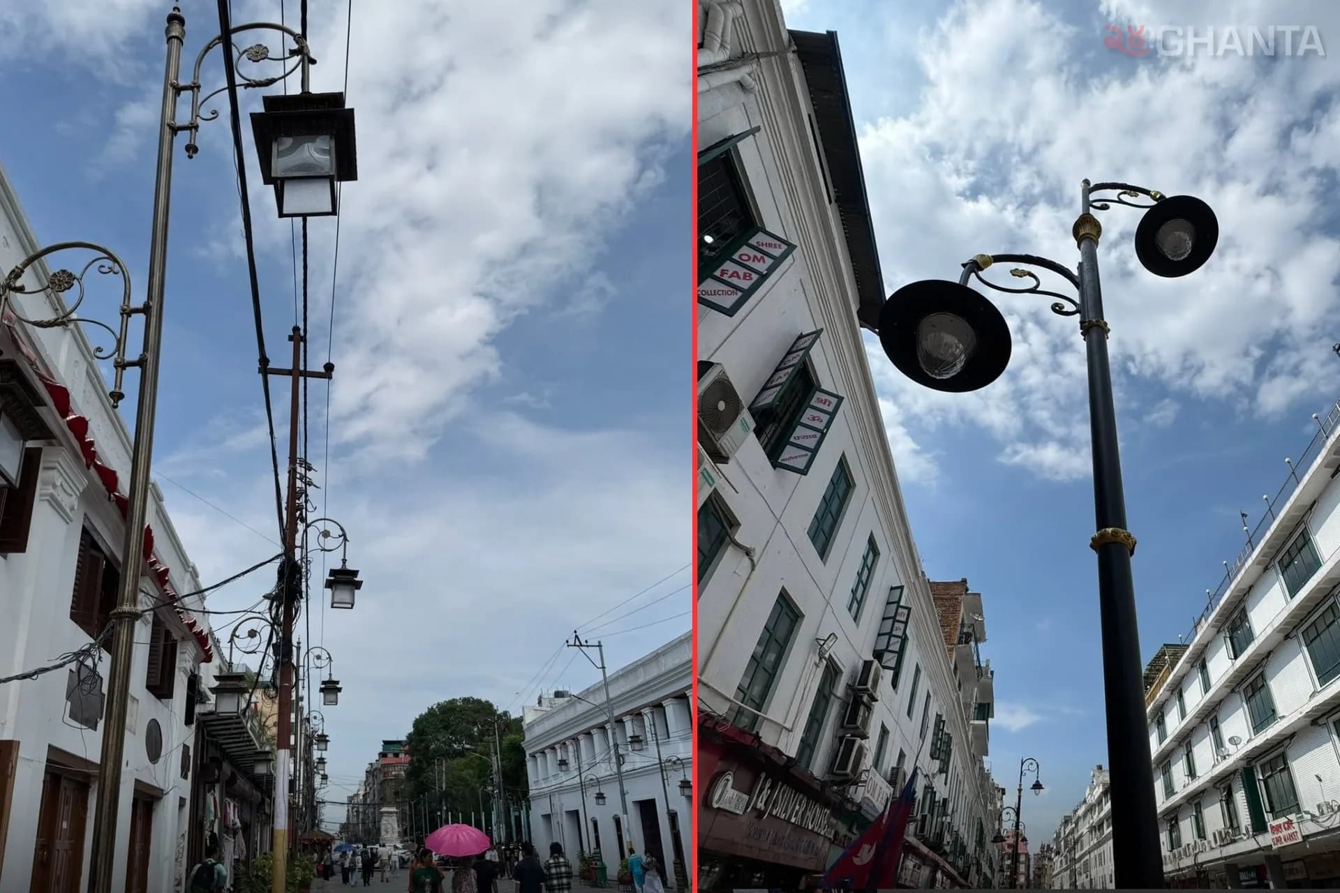 Vintage Lights Transform Heritage Area