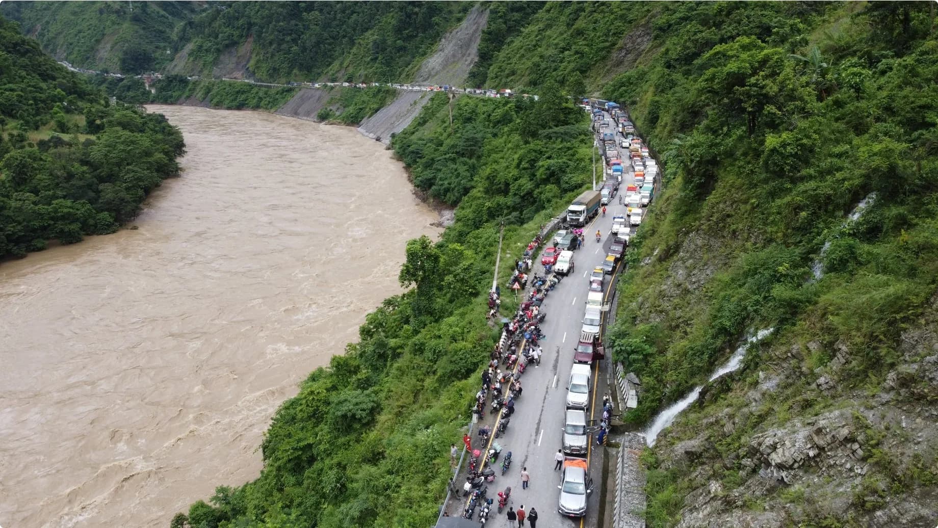 Landslides Shut Key Highways as Heavy Rain Disrupts Travel Across Nepal