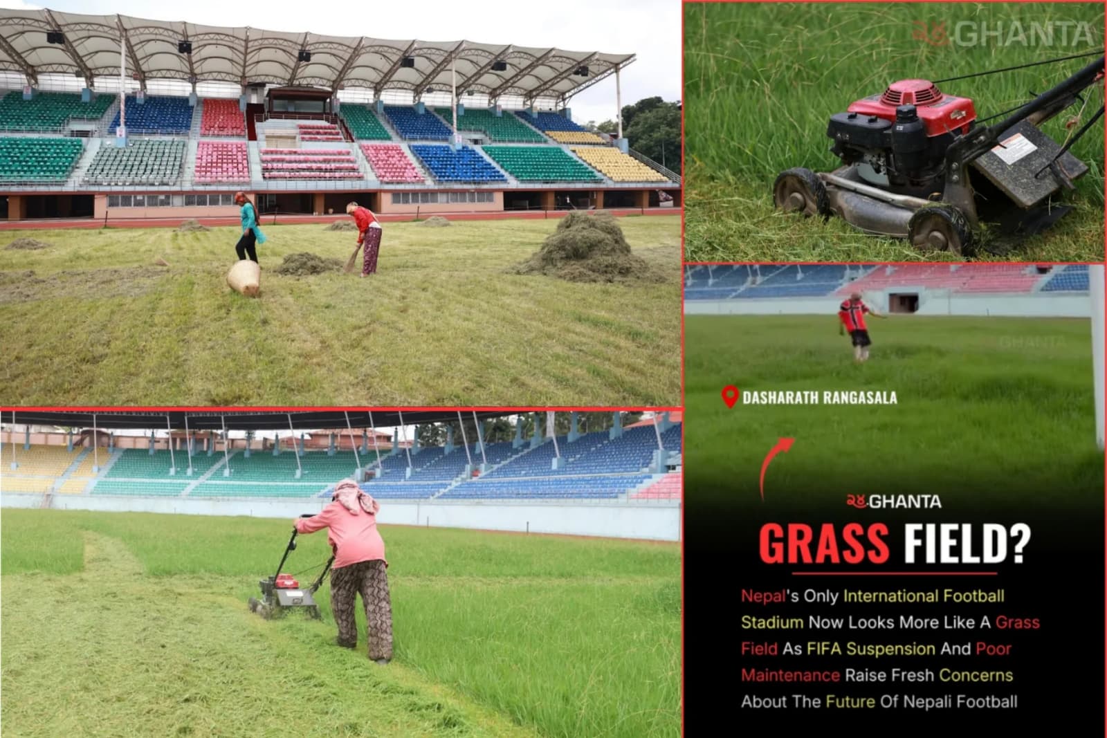 Dasharath Stadium Cleanup Finally Begins