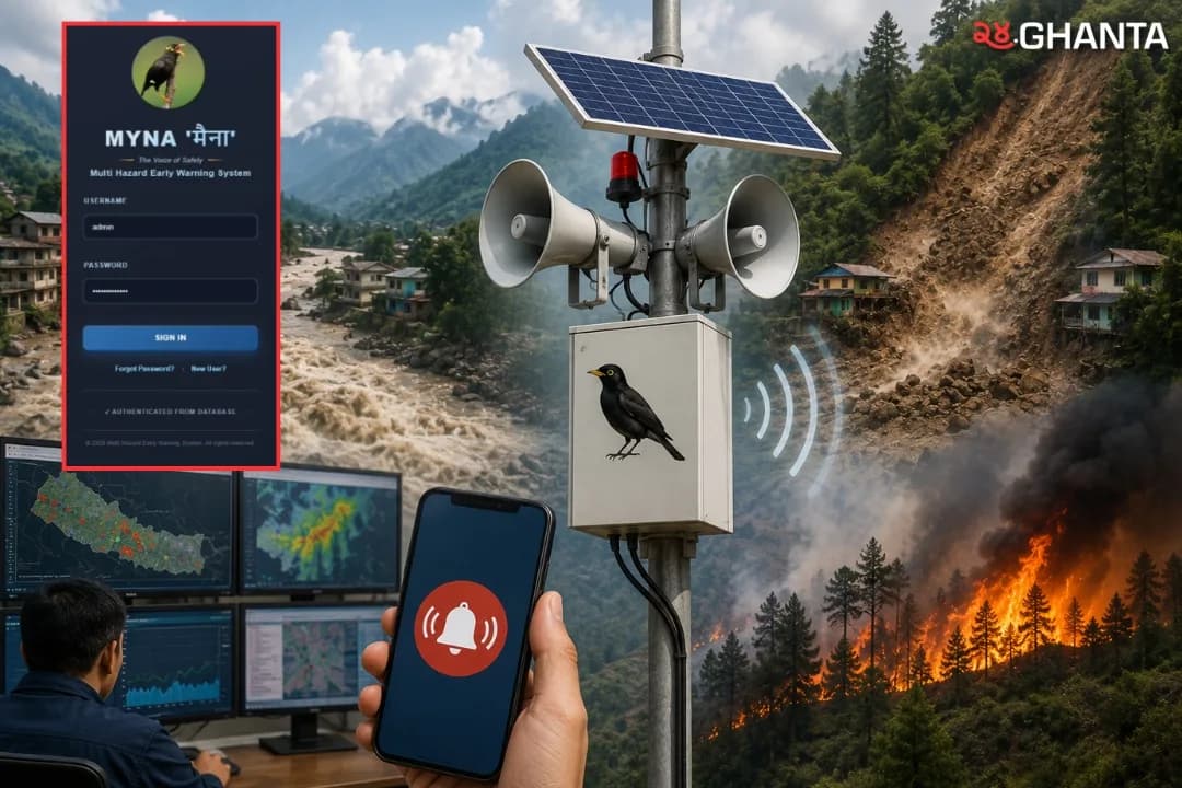 Nepal Developed "Myna" Disaster Warning Alert System