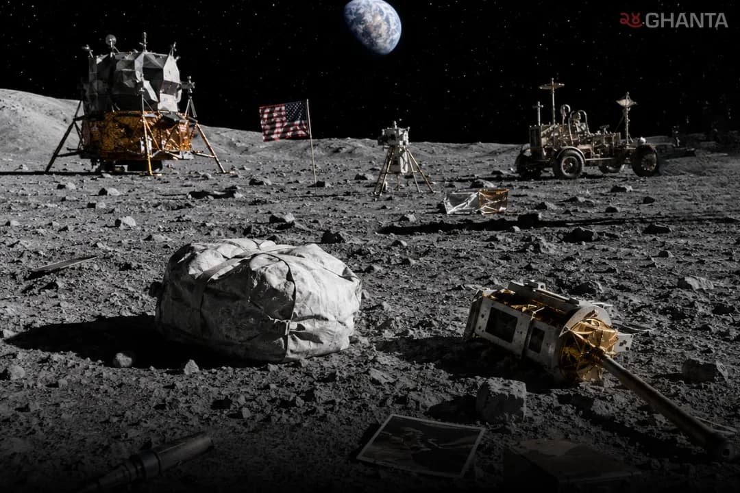 A Lunar Garbage Dump