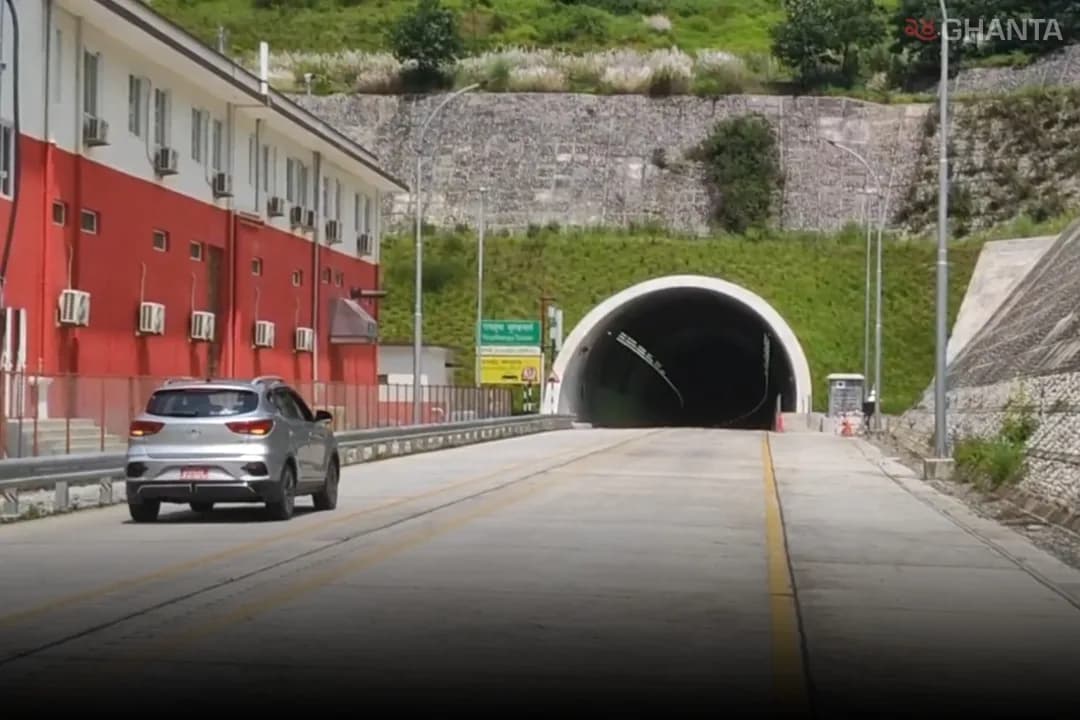 Nagdhunga Tunnel is finally open