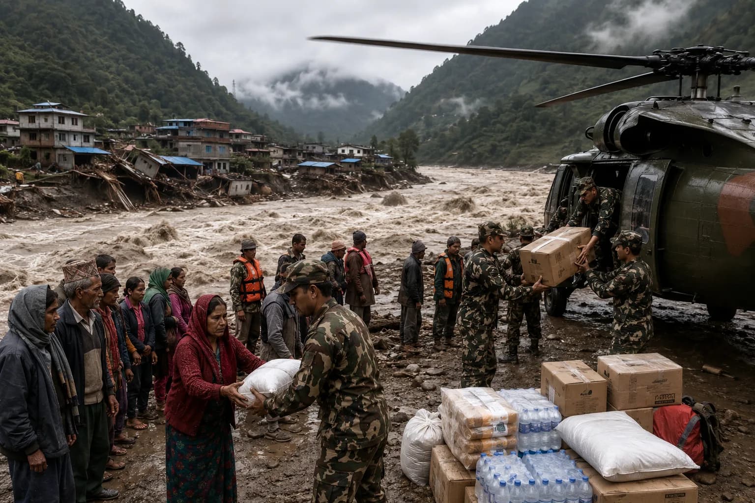  One-Door System for Bhotekoshi Flood Relief
