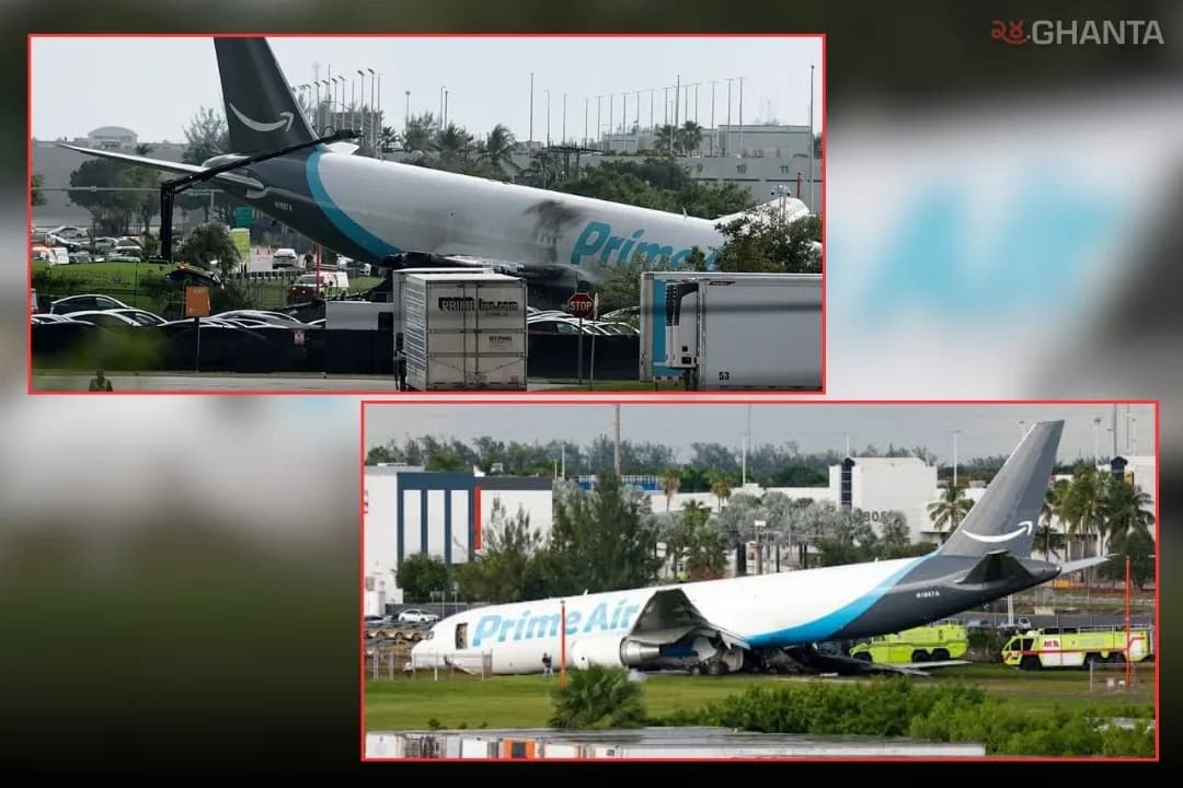 Five Dead After Amazon Cargo Plane Crashes and Overruns Runway at Miami International Airport