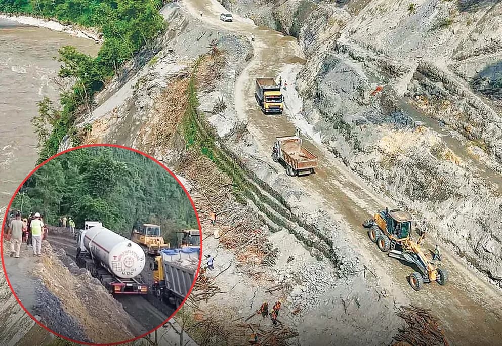 Prithvi Highway Reopens After 18 Days As New Krishnabhir Track Restores Two Way Traffic