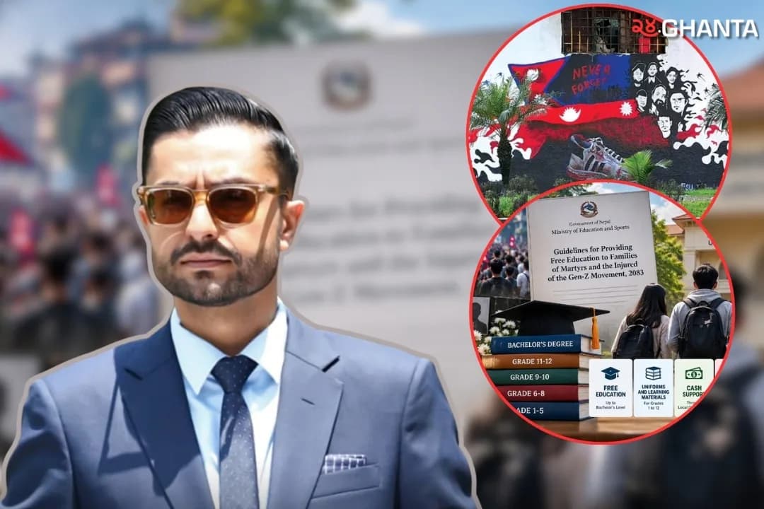 Free education programme for families of Gen Z martyrs and seriously injured people in Nepal
