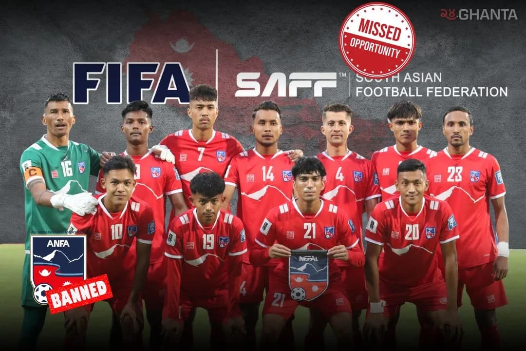 Nepal Set to Miss SAFF Men’s Championship for First Time as FIFA Ban Remains Unlifted