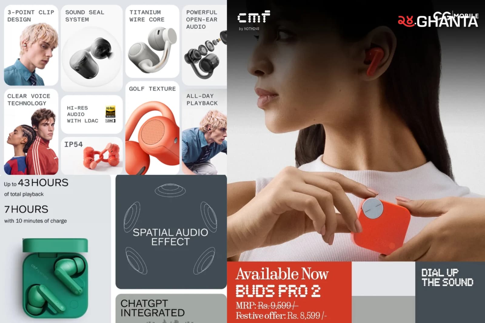 CG Introduces Three Nothing and CMF Audio Products in Nepal