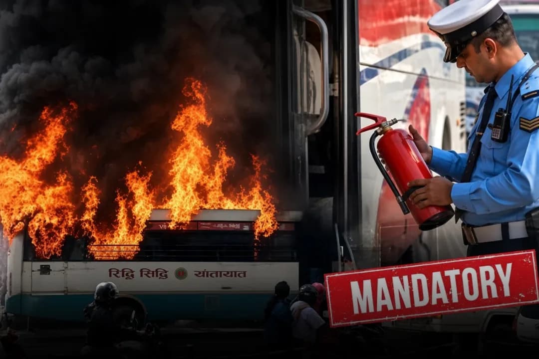 Fire Extinguishers to Become Mandatory in Nepal’s Public Transport Vehicles