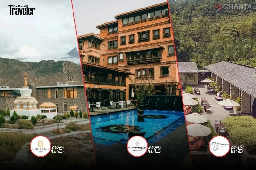 Three Nepali Hotels Named Among Asia’s Best in Condé Nast Traveller 2026 Readers’ Choice Awards