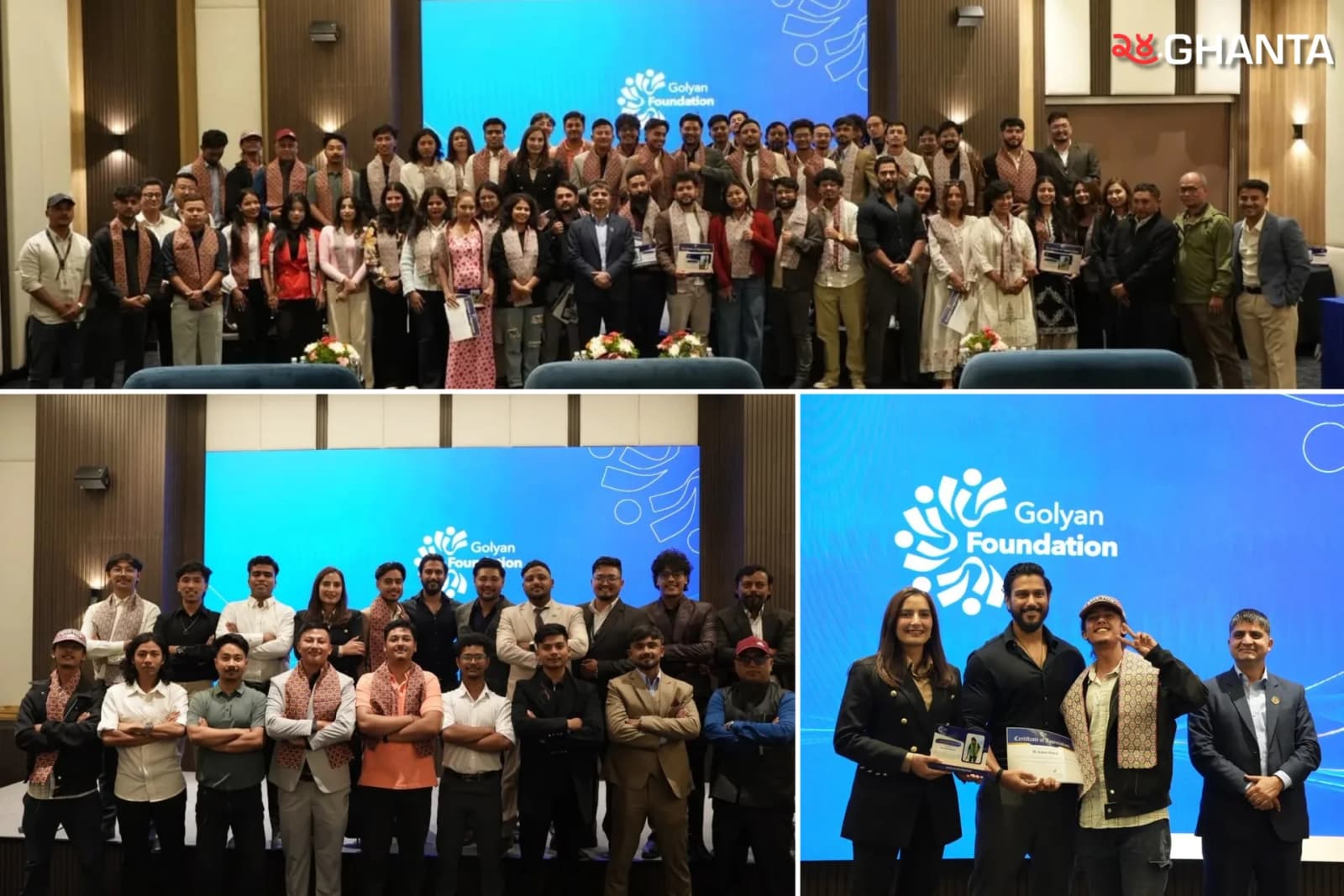 Golyan Foundation Honors 86 Volunteers For Flood Relief Work