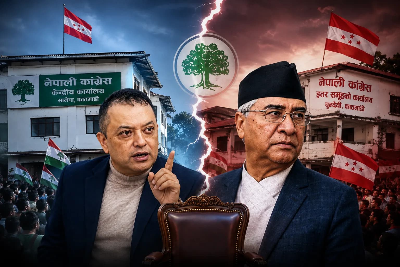 Gagan Thapa vs Sher Bahadur Deuba