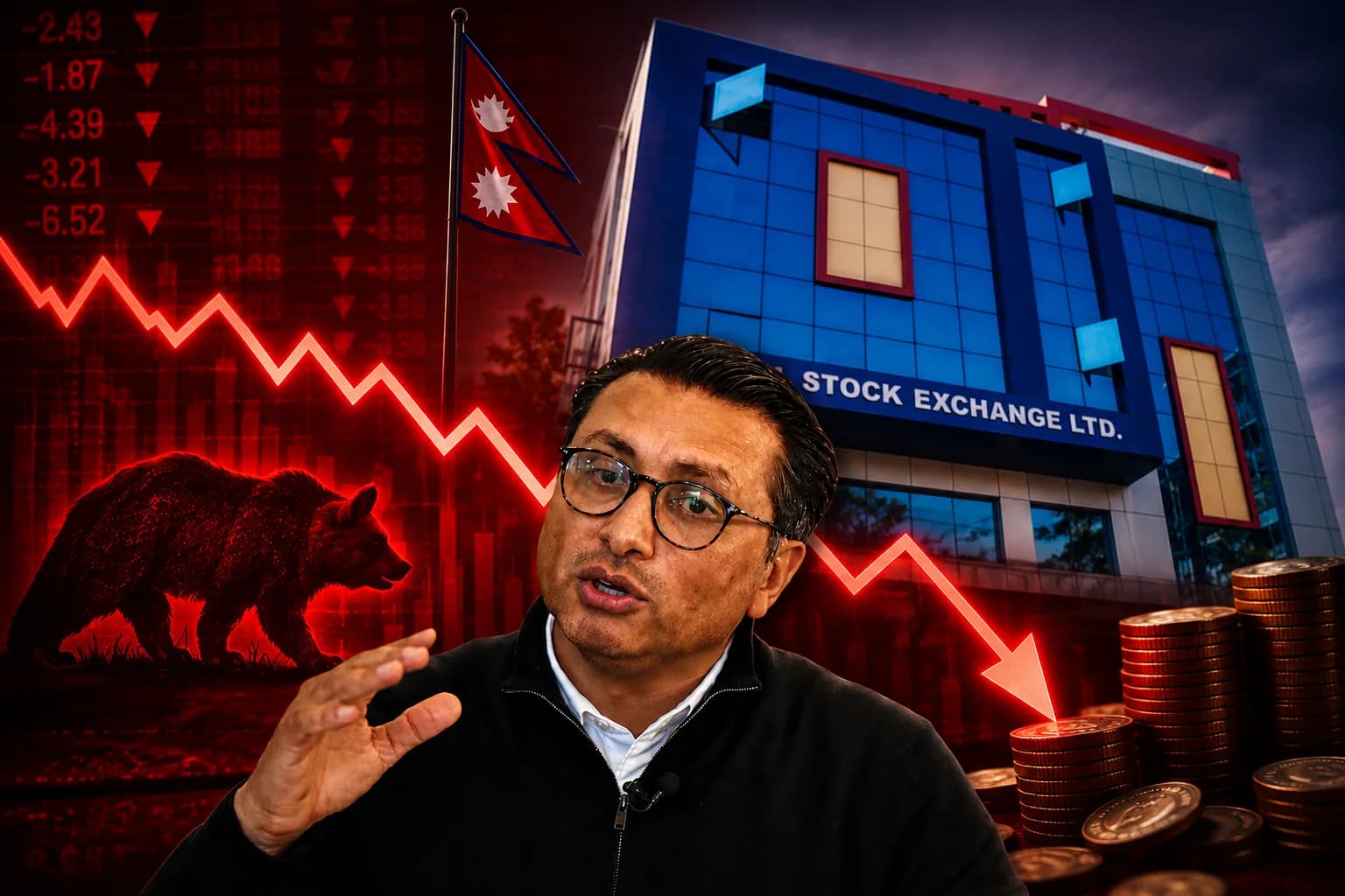 NEPSE Falls 0.95%