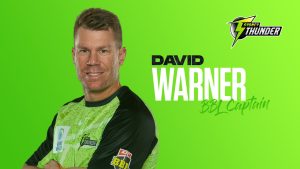 Warner Sydney Thunder Captain in the Big Bash League (BBL)