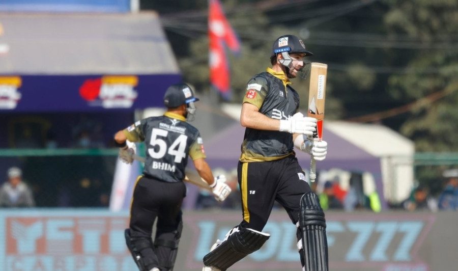Opting to bat first, Kathmandu struggled to find form, getting bowled out for 103 runs. https://kathmandupost.com/cricket/2024/12/11/kathmandu-gurkhas-set-a-target-of-104-runs-for-lumbini-lions