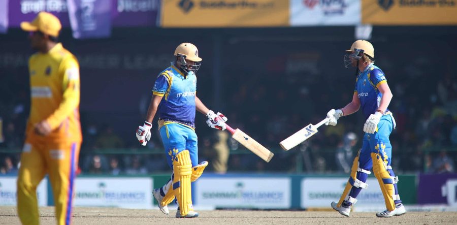 Sudurpaschim and Janakpur to face off in first qualifier; Chitwan and Karnali in eliminator. https://kathmandupost.com/cricket/2024/12/16/karnali-yaks-secure-playoff-spot-in-nepal-premier-league-kathmandu-gurkhas-exit