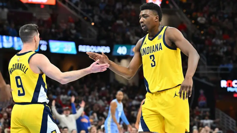 The Cleveland Cavaliers lost 108-93 against the Indiana Pacers on Sunday night, ending their 12-game winning run.